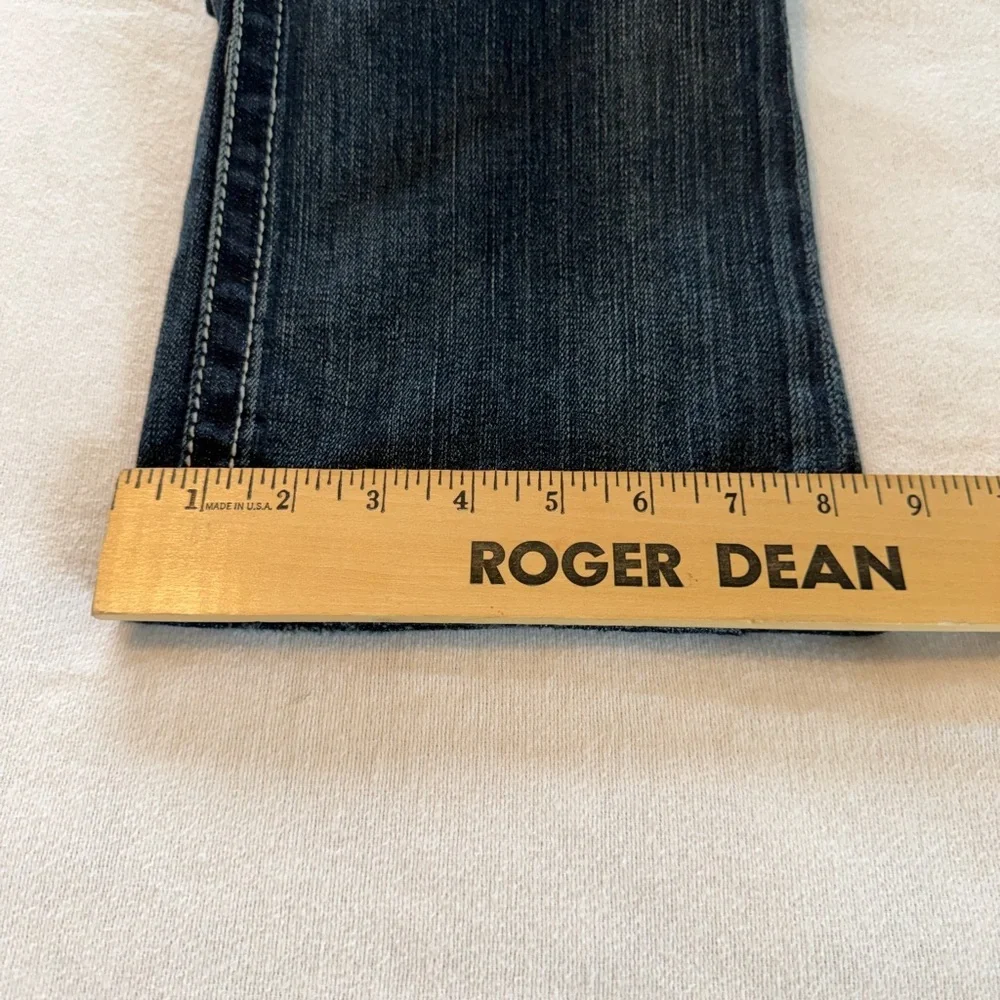 Daytrip Leo 26R Dark Wash Bootcut Jeans Western Cowgirl Y2K Flap Pocket Stretch - Picture 12 of 13